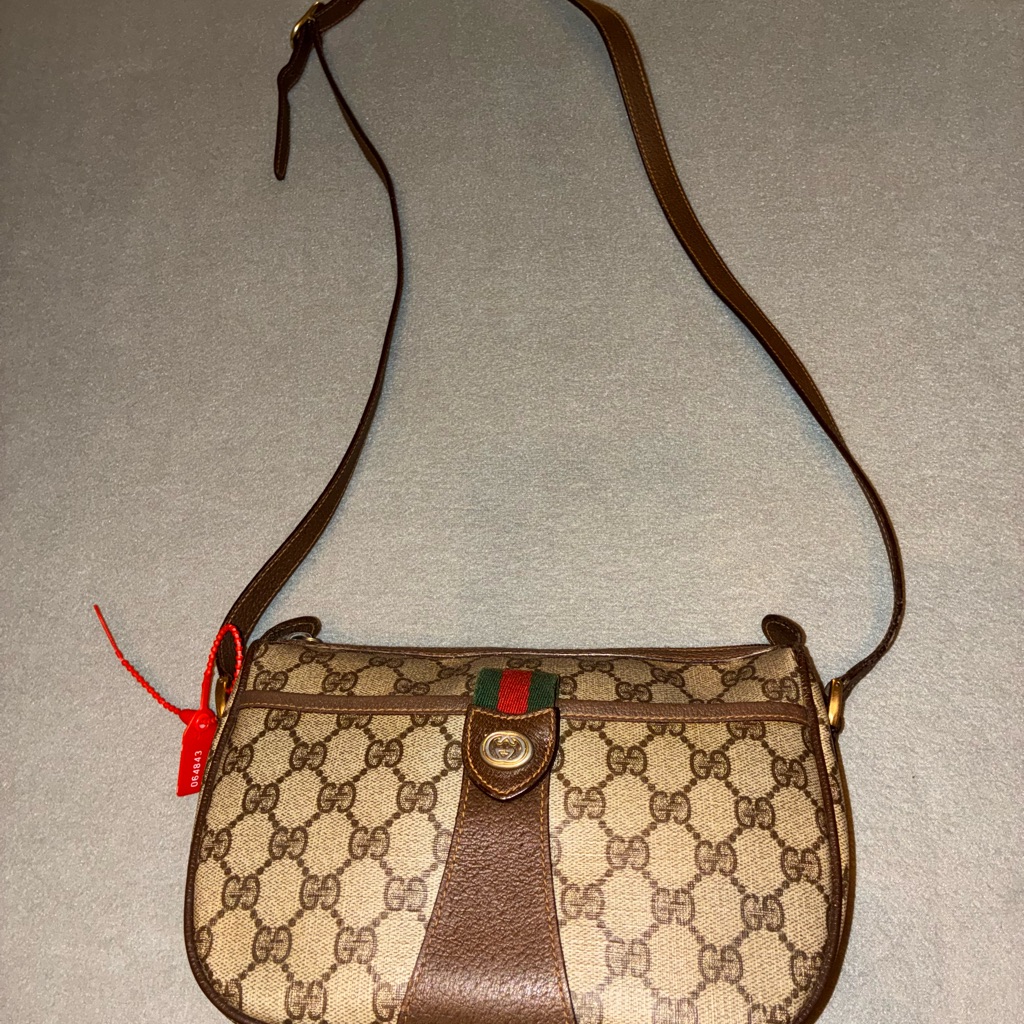 Gucci Monogram Crossbody Bag Sherry Line Hot Bag Authentic Great Condition